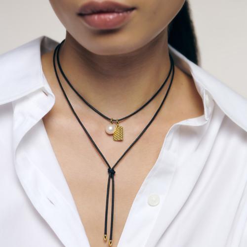 Stainless Steel Jewelry Necklace, 304 Stainless Steel, with Plastic Pearl, Vacuum Ion Plating, for man, more colors for choice, Length:41-50 cm, Sold By PC