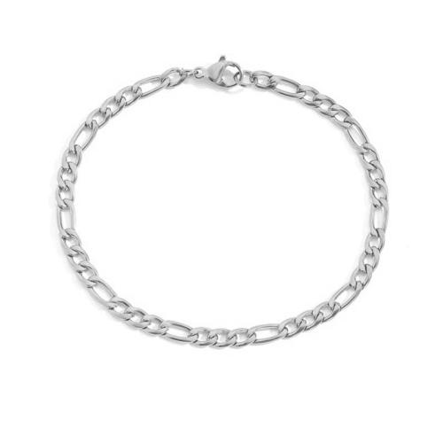 304 Stainless Steel Bracelet, plated, different styles for choice & for woman, Sold By PC