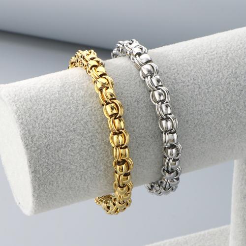 Titanium Steel Bracelet & Bangle, plated, for woman, more colors for choice, Length:18 cm, Sold By PC