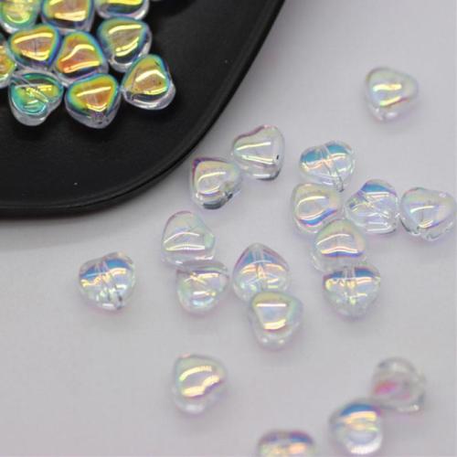 Perles murano faites à la main , chalumeau, coeur, DIY, plus de couleurs à choisir, 6mm, 20PC/sac, Vendu par sac