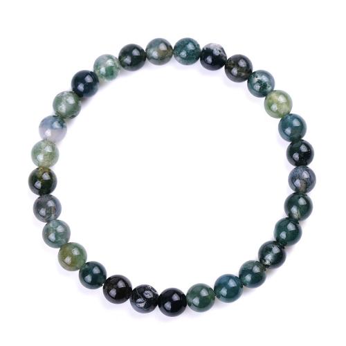 Gemstone Bracelet, with Elastic Thread, plated, different size for choice & for woman, more colors for choice, Sold By PC