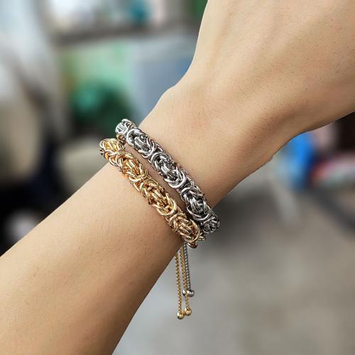 Stainless Steel Jewelry Bracelet, 304 Stainless Steel, Vacuum Ion Plating, for woman, more colors for choice, Sold By PC