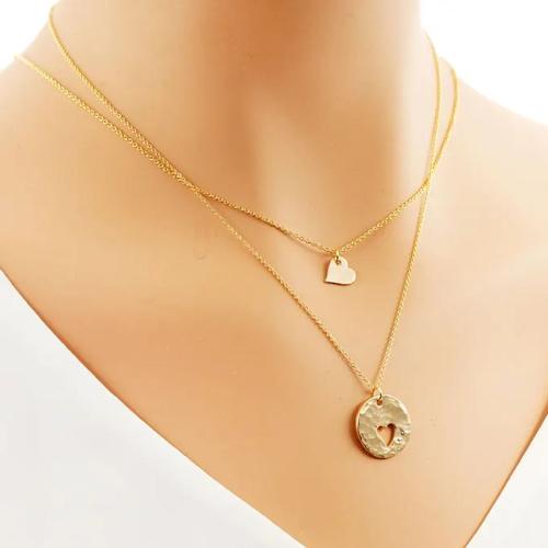 Stainless Steel Jewelry Necklace, 304 Stainless Steel, Vacuum Ion Plating, for woman, more colors for choice, Sold By PC