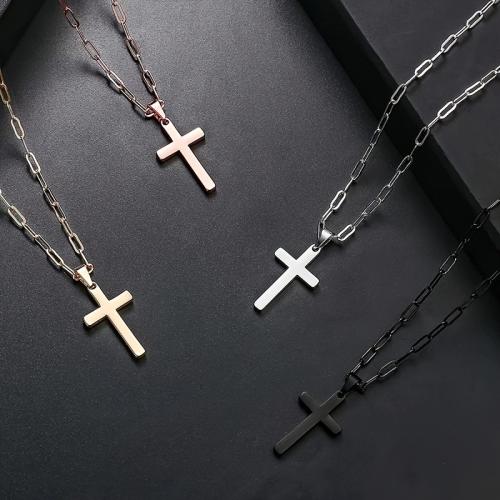 Stainless Steel Jewelry Necklace, 304 Stainless Steel, Vacuum Ion Plating, for woman, more colors for choice, Sold By PC