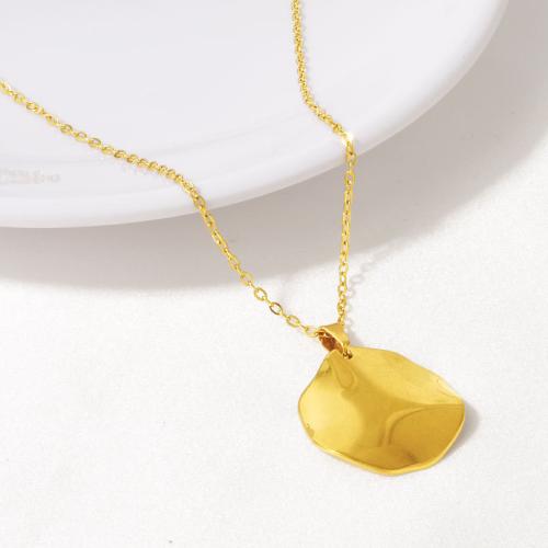 Stainless Steel Jewelry Necklace, 304 Stainless Steel, irregular, plated, for woman, more colors for choice, Sold By PC