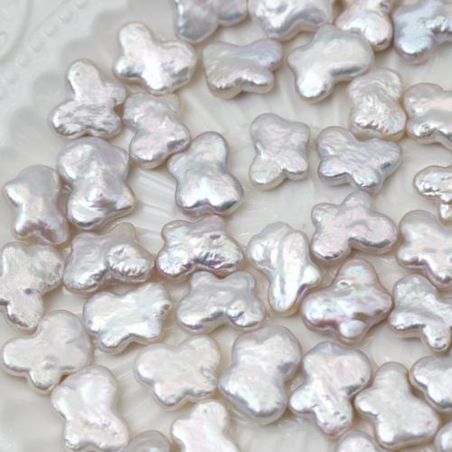 Cultured No Hole Freshwater Pearl Beads, Butterfly, DIY, Sizeuff1a13-14mm, Sold By PC