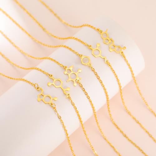 Stainless Steel Jewelry Necklace, 304 Stainless Steel, Vacuum Ion Plating, Unisex, more colors for choice, Length:51-60 cm, Sold By PC