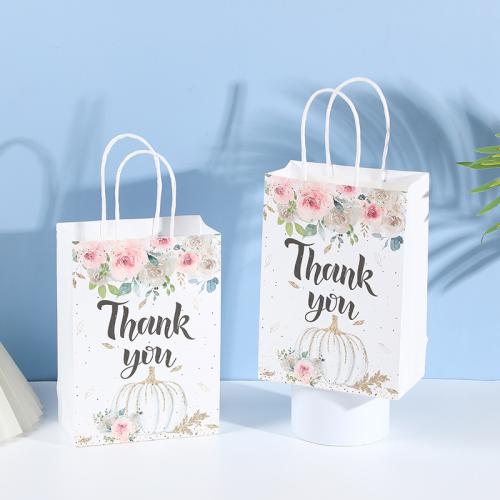 Gift Wrap Bags, Paper, printing, durable, 150x80x210mm, Sold By PC