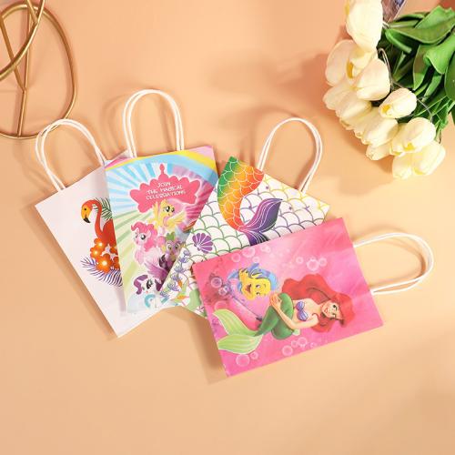 Gift Wrap Bags, Paper, printing, durable, more colors for choice, 150x80x210mm, Sold By PC