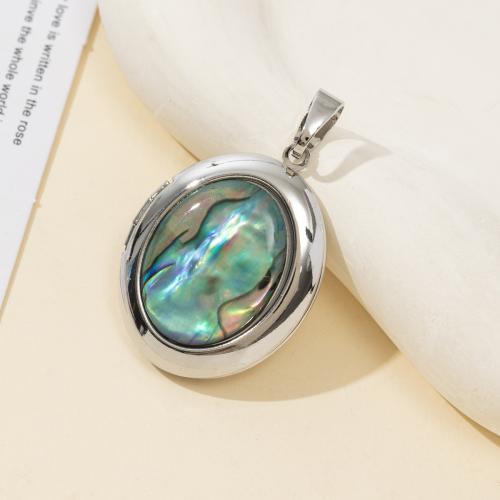 Natural Abalone Shell Pendants, Tibetan Style, with Abalone Shell, silver color plated, DIY, mixed colors, nickel, lead & cadmium free, 25x30mm, Sold By PC