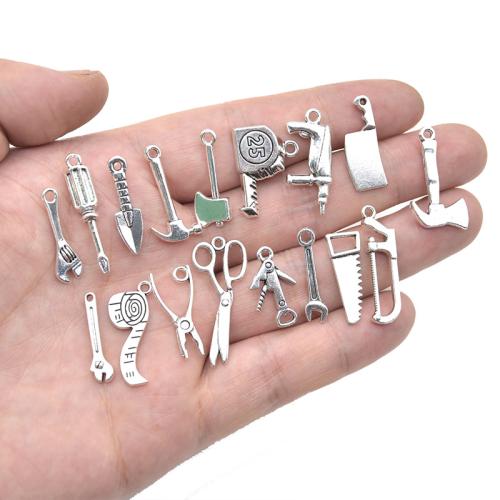 Pendentifs en alliage de zinc, 17 pièces & DIY, 17PC/sac, Vendu par sac