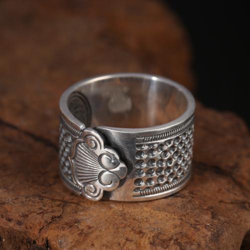 Tibetan Style Cuff Finger Ring, plated, different styles for choice & for man, US Ring Size:7-10, Sold By PC