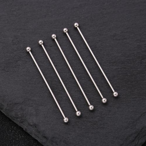 Acier inoxydable 304 piercing oreille, unisexe & normes différentes pour le choix & styles différents pour le choix, couleur originale, Vendu par PC