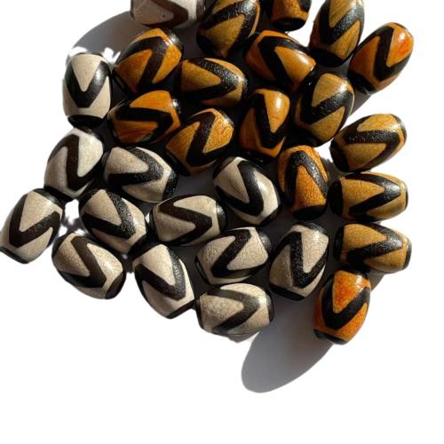 Natural Tibetan Agate Dzi Beads, Antique finish, DIY, more colors for choice, 22x15mm, Sold By PC