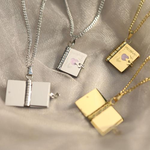 Stainless Steel Jewelry Necklace, 304 Stainless Steel, Vacuum Ion Plating, for woman, more colors for choice, Sold By PC