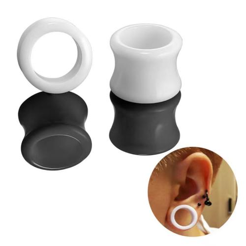 Acrylic Piercing Tunnel, Unisex & different size for choice, more colors for choice, Sold By PC