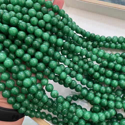 Gemstone Jewelry Beads, Kosmochlor Jade, Round, natural & DIY & different size for choice, Sold By Strand