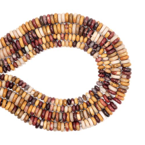 Natural Egg Yolk Stone Beads, Flat Round, DIY & different size for choice, mixed colors, Sold Per Approx 38 cm Strand