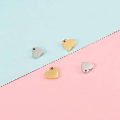 Stainless Steel Heart Pendants, 304 Stainless Steel, plated, DIY, more colors for choice, Sold By PC