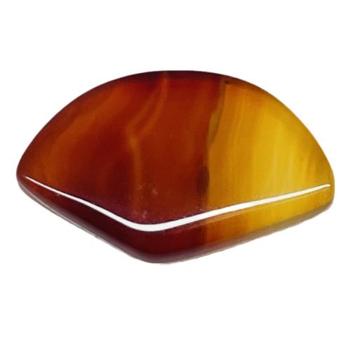 Agate Cabochon, Red Agate, DIY, mixed colors, 23x15x4mm, Sold By PC