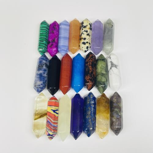 Natural Stone Decoration, fashion jewelry & different materials for choice, more colors for choice, 32x8mm, Sold By PC