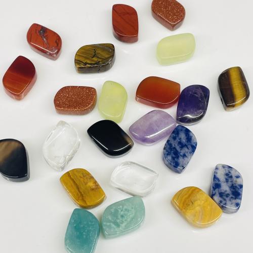 Natural Stone Decoration, fashion jewelry & different materials for choice, more colors for choice, 15x10x6mm, Sold By PC