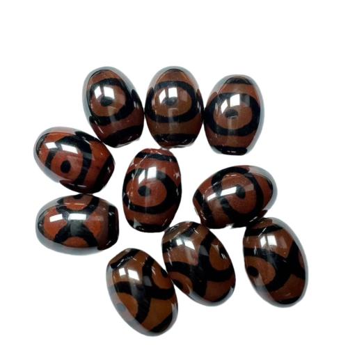 Natural Tibetan Agate Dzi Beads, DIY, red, 20x28mm, Sold By PC