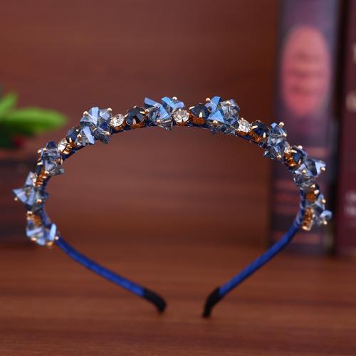 Bridal Hair Band, Tibetan Style, with Crystal, plated, with rhinestone, 15x110mm, Sold By PC