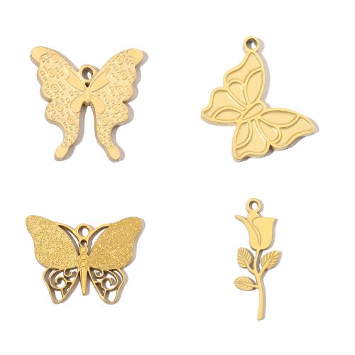 Stainless Steel Animal Pendants, 304 Stainless Steel, Vacuum Ion Plating, DIY, more colors for choice, Sold By PC