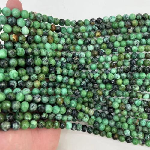 Gemstone Jewelry Beads, Lasionite, Round, natural & DIY & different size for choice, green, Sold By Strand