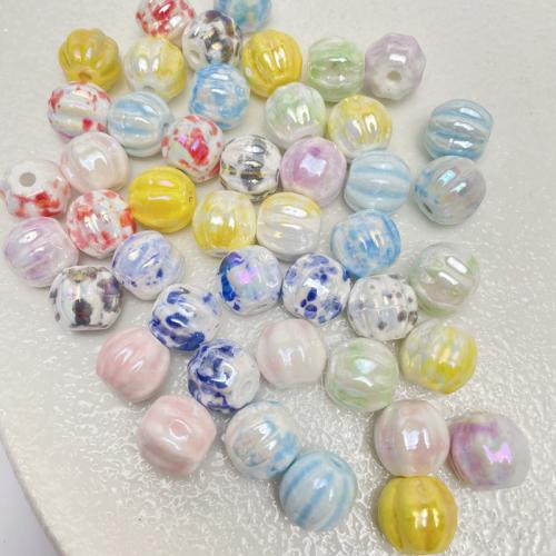 Perles bijoux en porcelaine, DIY, plus de couleurs à choisir, 13x12mm, 100PC/sac, Vendu par sac