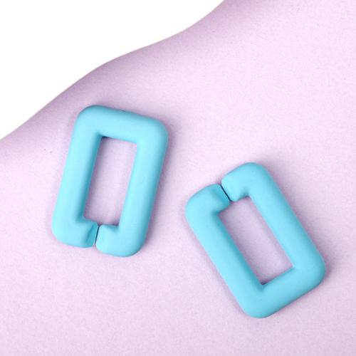 Acrylic Linking Ring, DIY, more colors for choice, 20x30mm, 100PCs/Bag, Sold By Bag