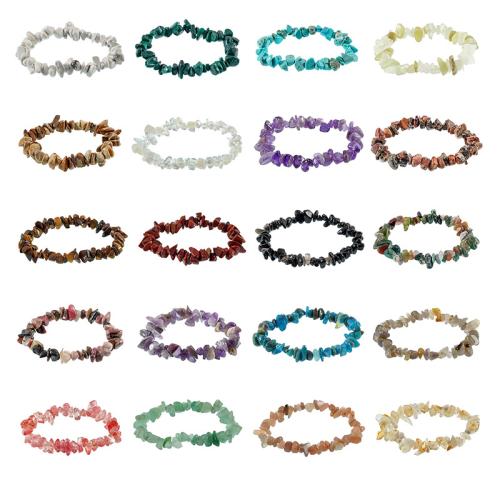 Gemstone Bracelet, irregular, handmade, different materials for choice & Unisex, Length:Approx 7-12.6 Inch, Sold By PC