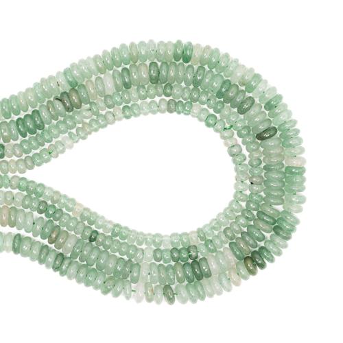 Natural Aventurine Beads, Green Aventurine, Flat Round, DIY & different size for choice, green, Sold Per Approx 38 cm Strand