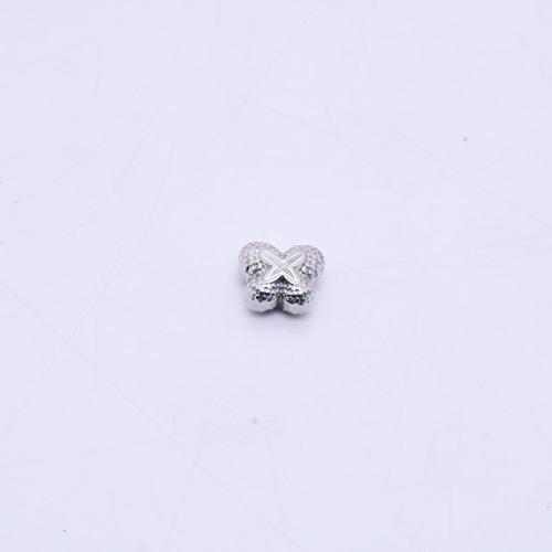 Clou de boucle d'oreille en acier inoxydable, Acier inoxydable 304, papillon, Placage de couleur argentée, DIY, argent, 11x9mm, 100PC/sac, Vendu par sac