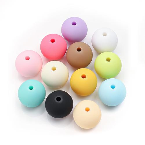 Acrylic Beads, Round, DIY, more colors for choice, 16x16mm, 100PCs/Bag, Sold By Bag