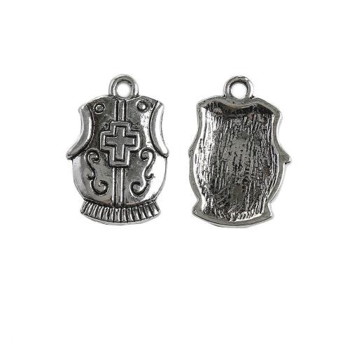 Tibetan Style Pendants, plated, Different Shape for Choice & DIY, more colors for choice, nickel, lead & cadmium free, Approx 100PCs/Bag, Sold By Bag