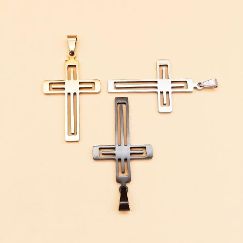 Stainless Steel Cross Pendants, 304 Stainless Steel, plated, DIY, more colors for choice, Sold By PC