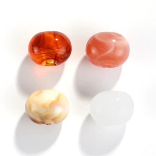 Acrylic Jewelry Beads, DIY, more colors for choice, 17x21mm, Approx 148PCs/Bag, Sold By Bag