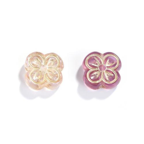 Acrylic Jewelry Beads, Flower, DIY, more colors for choice, 15mm, 609PCs/Bag, Sold By Bag