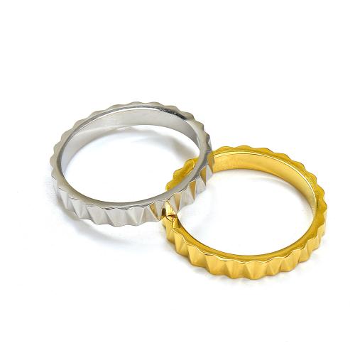 Stainless Steel Finger Ring, 304 Stainless Steel, Vacuum Ion Plating, different size for choice & for woman, more colors for choice, Sold By PC