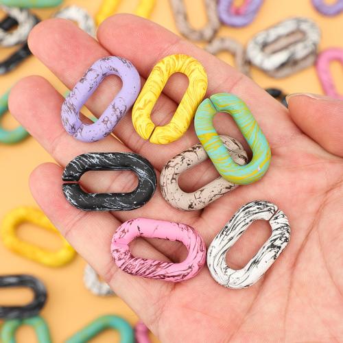 Acrylic Linking Ring, DIY & different size for choice, more colors for choice, 100PCs/Bag, Sold By Bag