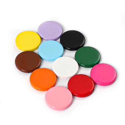 Opaque Acrylic Beads, DIY, more colors for choice, 32x32mm, 500PCs/Bag, Sold By Bag