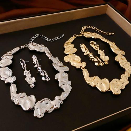 Tibetan Style Jewelry Sets, with 5cm extender chain, plated, fashion jewelry & different styles for choice & for woman, more colors for choice, Length:Approx 40 cm, Sold By PC