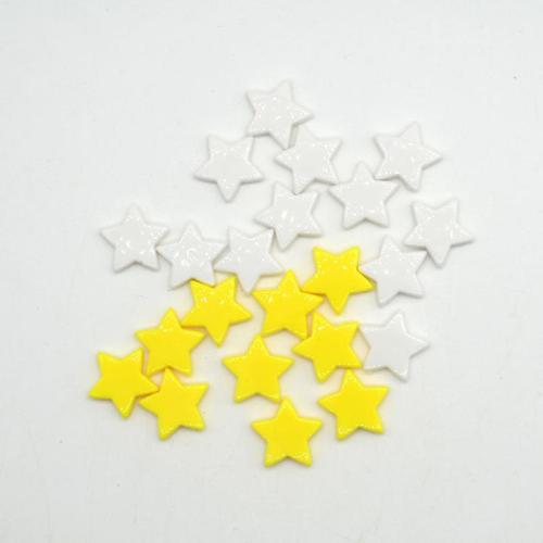 Abalorios Acrílicos Sólidos, Acrílico, Estrella, Bricolaje, más colores para la opción, 23.70x4.60mm, 100PCs/Bolsa, Vendido por Bolsa