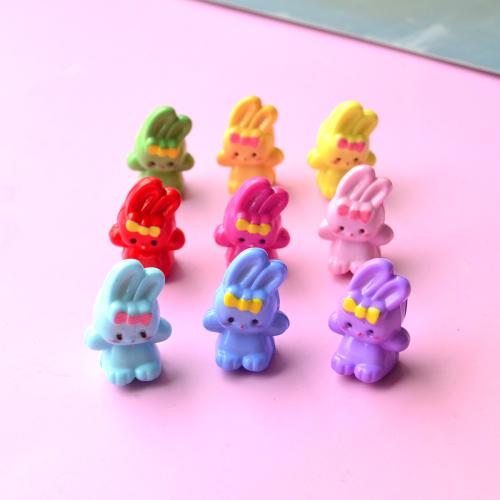 Acrylic Jewelry Beads, Rabbit, DIY, more colors for choice, 18.90x12.80x11.20mm, 50PCs/Bag, Sold By Bag