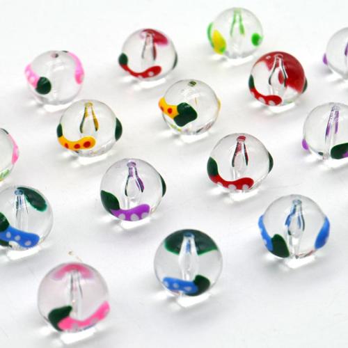 Acrylic Jewelry Beads, Round, DIY, more colors for choice, 16mm, 100PCs/Bag, Sold By Bag