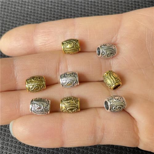 Tibetan Style Spacer Beads, plated, DIY, more colors for choice, nickel, lead & cadmium free, 9x8mm, Sold By Bag