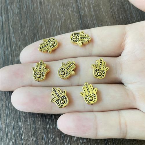 Tibetan Style Spacer Beads, Hand, plated, DIY, more colors for choice, nickel, lead & cadmium free, Sold By Bag