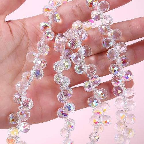 Fashion Glass Beads, Round, different packing style for choice & DIY, more colors for choice, nickel, lead & cadmium free, Sold By Bag